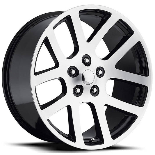 WHEEL REPLICAS BY STRADA SRT10 Gloss Black Machined Face 24X10