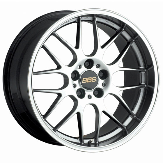 BBS RGR Silver Painted Center w/Diamond Cut Rim & Clear Protective Top Coat 19X8.5