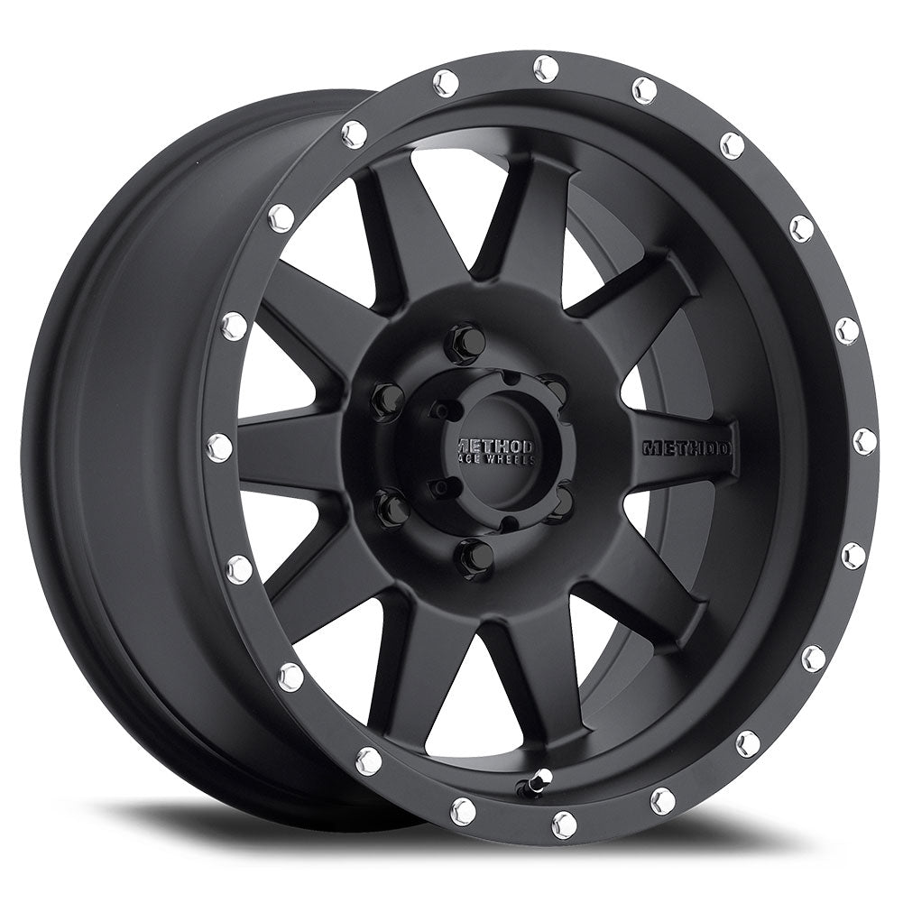 METHOD RACE WHEELS MR301 THE STANDARD Matte Black 17X8.5