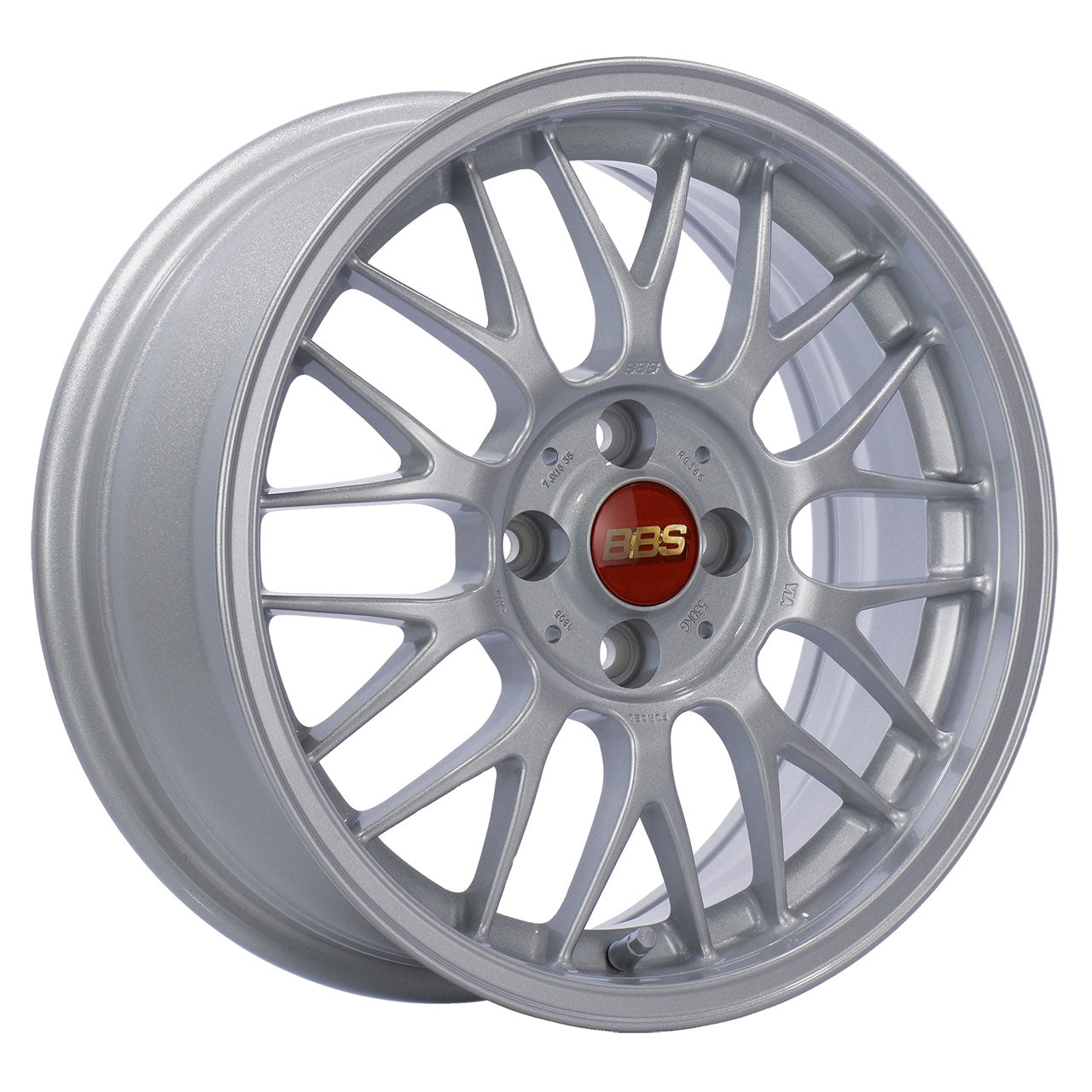 BBS RGF Silver Painted w/Clear Protective Top Coat 16X7