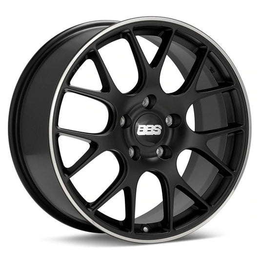 BBS CHR Black Center w/Polished Stainless Steel Rim Protector 18X9
