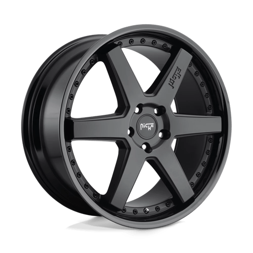 Niche 1PC M192 ALTAIR GLOSS BLACK MATTE BLACK 24X10
