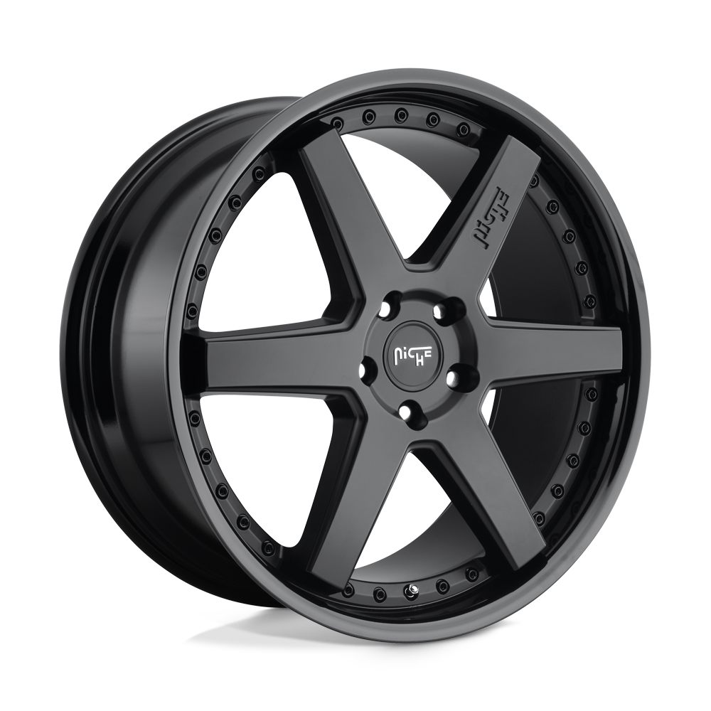 Niche 1PC M192 ALTAIR GLOSS BLACK MATTE BLACK 24X10