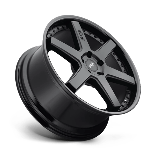 Niche 1PC M192 ALTAIR GLOSS BLACK MATTE BLACK 24X10