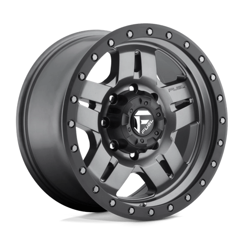 Fuel 1PC D558 ANZA MATTE GUN METAL BLACK BEAD RING 20X10