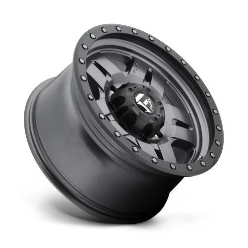 Fuel 1PC D558 ANZA MATTE GUN METAL BLACK BEAD RING 20X10