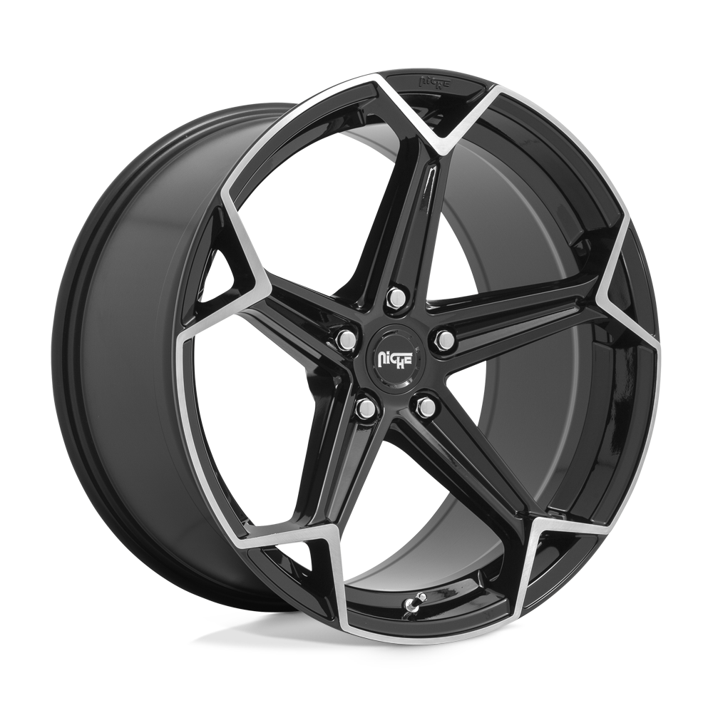 Niche 1PC N259 ARROW GLOSS BLACK BRUSHED 20X10.5