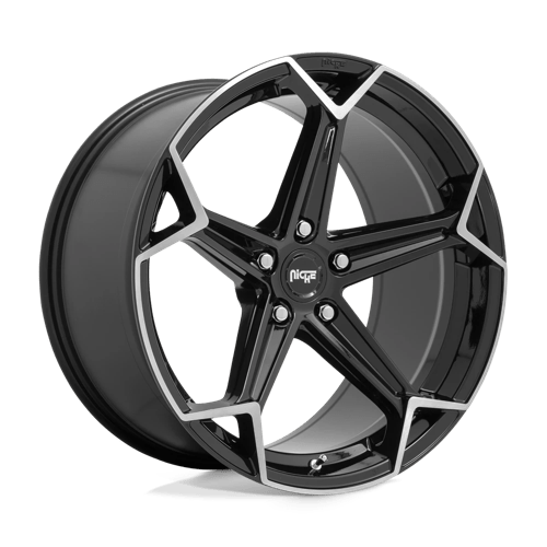 Niche 1PC N259 ARROW GLOSS BLACK BRUSHED 20X10.5