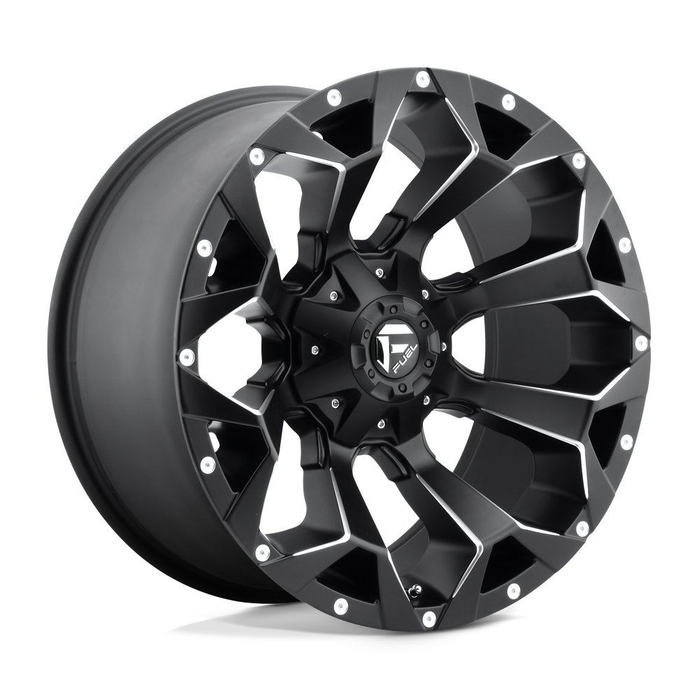 Fuel 1PC D546 ASSAULT MATTE BLACK MILLED 20X9