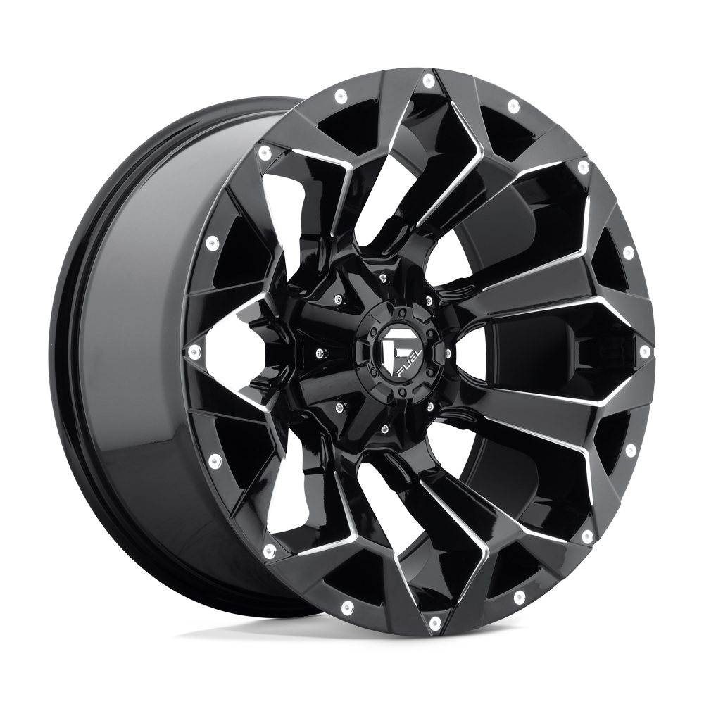 Fuel 1PC D576 ASSAULT GLOSS BLACK MILLED 17X9