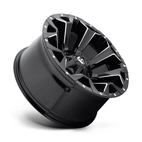 Fuel 1PC D576 ASSAULT GLOSS BLACK MILLED 17X9
