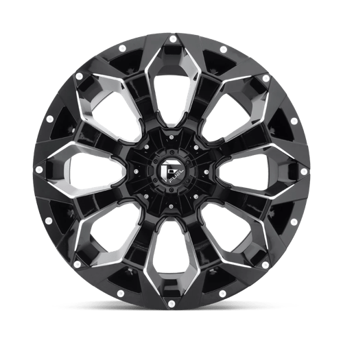 Fuel 1PC D576 ASSAULT GLOSS BLACK MILLED 17X9