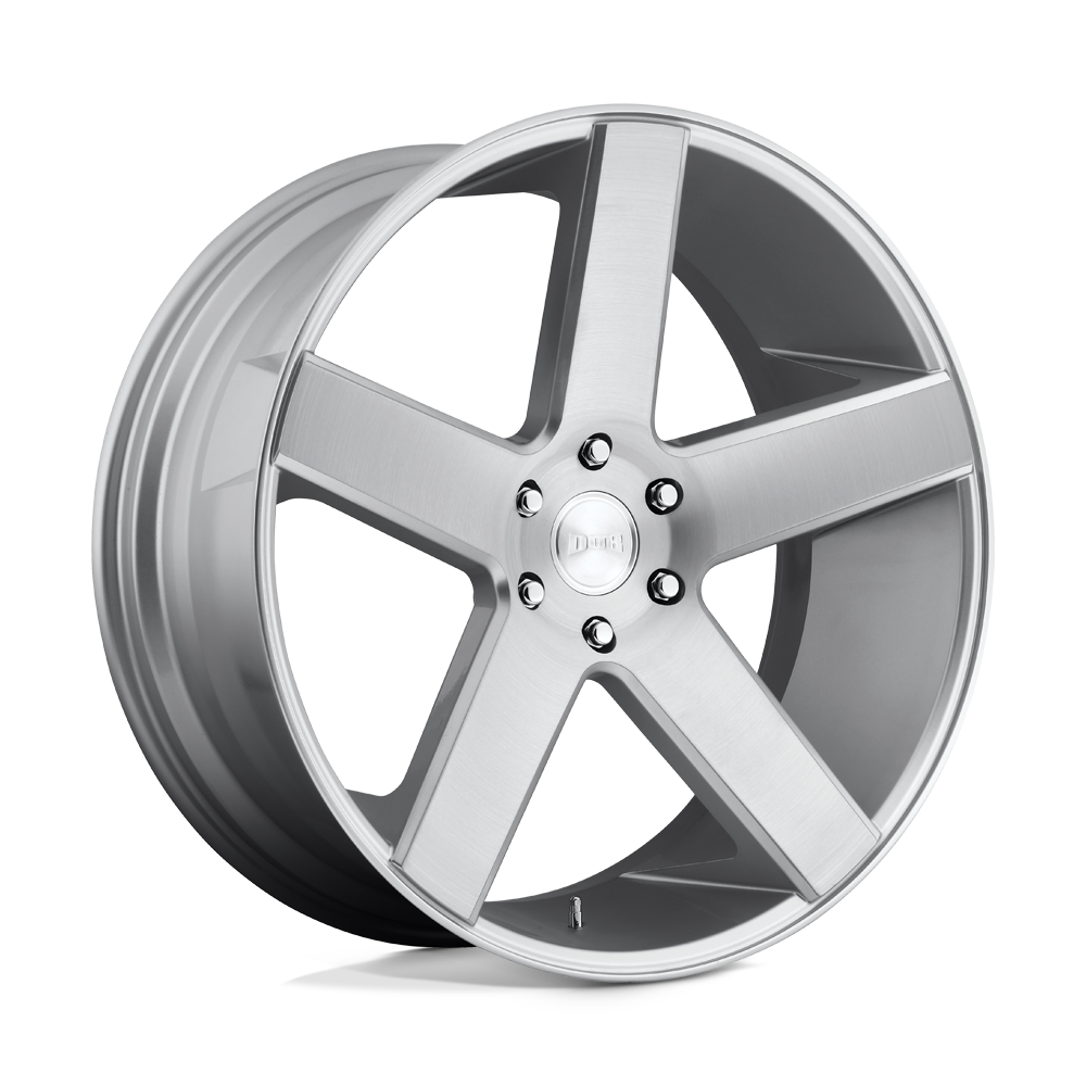 DUB 1PC S218 BALLER GLOSS SILVER BRUSHED 26X10