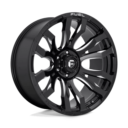 Fuel 1PC D673 BLITZ GLOSS BLACK MILLED 20X10