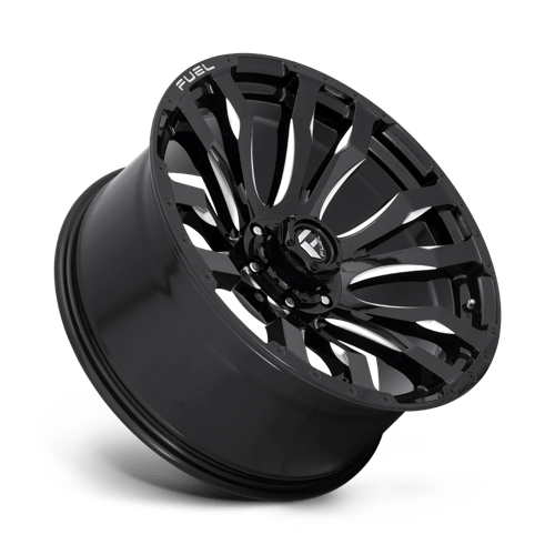Fuel 1PC D673 BLITZ GLOSS BLACK MILLED 20X10