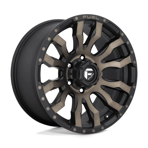 Fuel 1PC D674 BLITZ MATTE BLACK DOUBLE DARK TINT 20X9