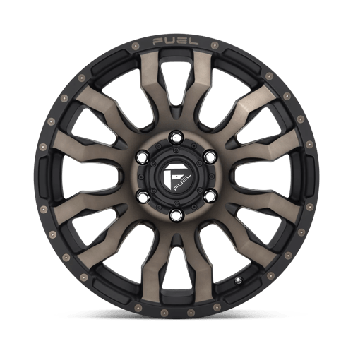 Fuel 1PC D674 BLITZ MATTE BLACK DOUBLE DARK TINT 20X9