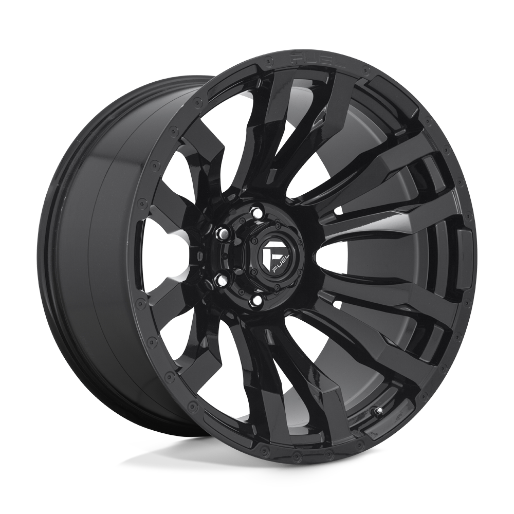 Fuel 1PC D675 BLITZ GLOSS BLACK 20X12