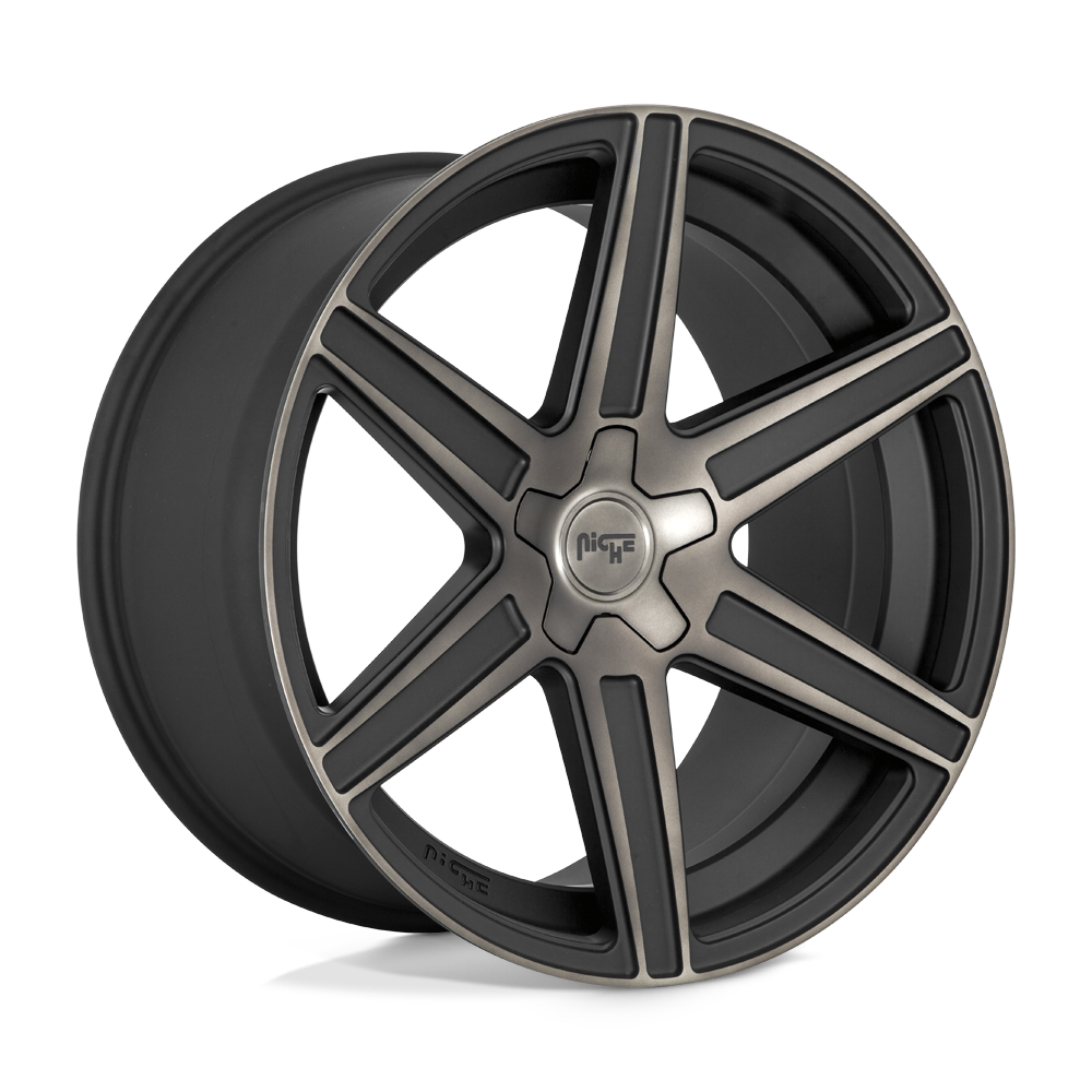 Niche 1PC M236 CARINA MATTE MACHINED DOUBLE DARK TINT 24X10