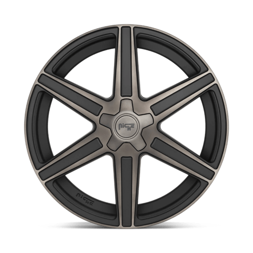 Niche 1PC M236 CARINA MATTE MACHINED DOUBLE DARK TINT 24X10