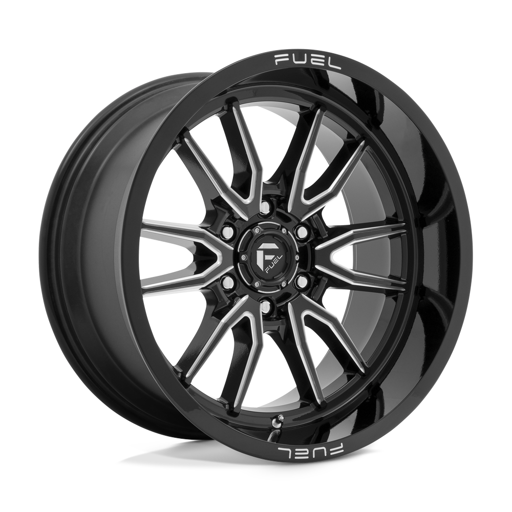 Fuel 1PC D761 CLASH GLOSS BLACK MILLED 17X9