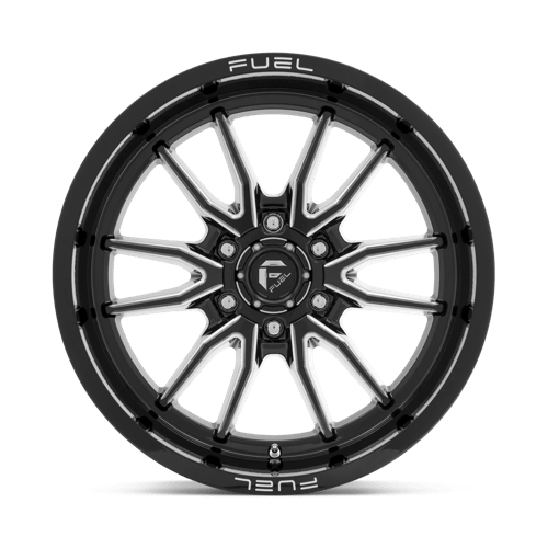 Fuel 1PC D761 CLASH GLOSS BLACK MILLED 17X9