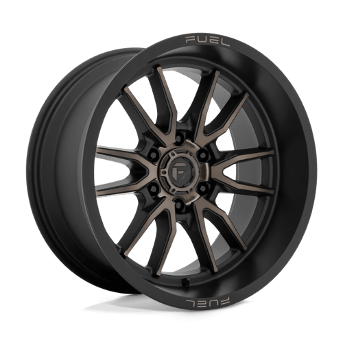 Fuel 1PC D762 CLASH MATTE BLACK DOUBLE DARK TINT 17X9