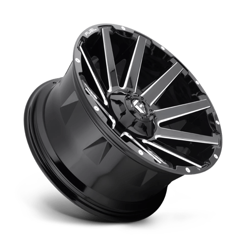 Fuel 1PC D615 CONTRA GLOSS BLACK MILLED 24X14