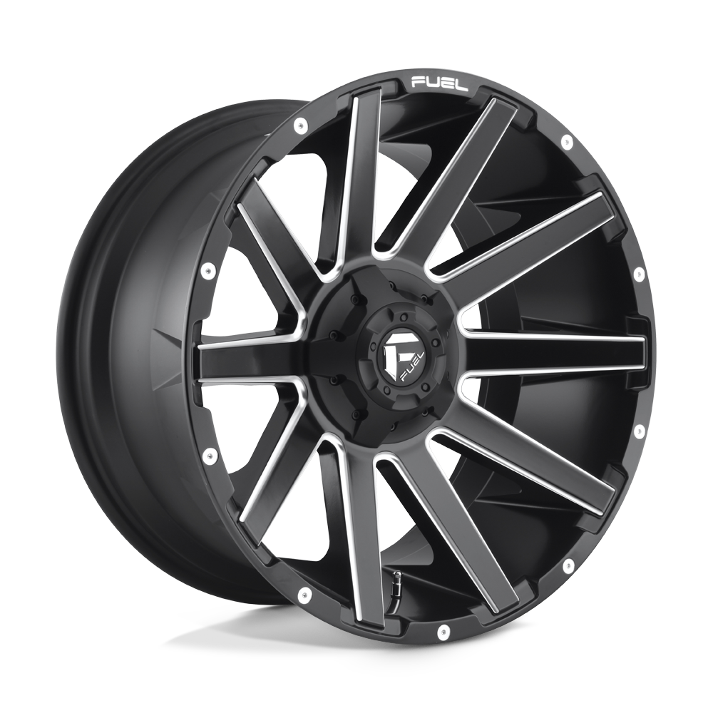 Fuel 1PC D616 CONTRA MATTE BLACK MILLED 20X9