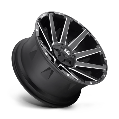 Fuel 1PC D616 CONTRA MATTE BLACK MILLED 20X9