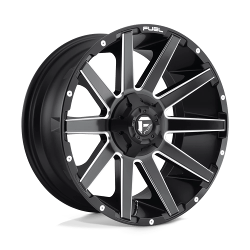 Fuel 1PC D616 CONTRA MATTE BLACK MILLED 20X9