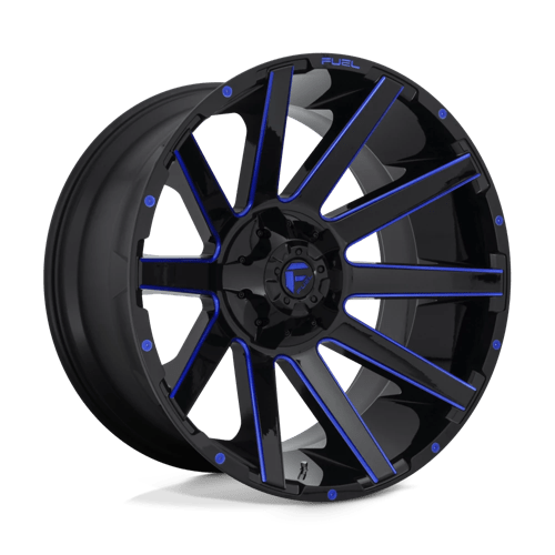 Fuel 1PC D644 CONTRA GLOSS BLACK BLUE TINTED CLEAR 24X14
