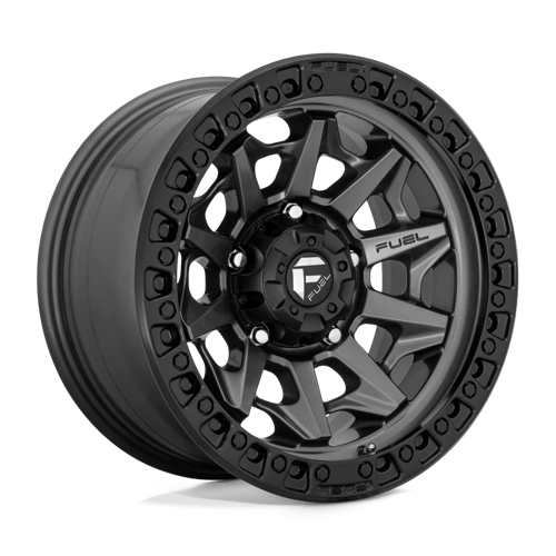 Fuel 1PC D716 COVERT MATTE GUN METAL BLACK BEAD RING 17X8.5