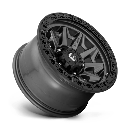 Fuel 1PC D716 COVERT MATTE GUN METAL BLACK BEAD RING 17X8.5