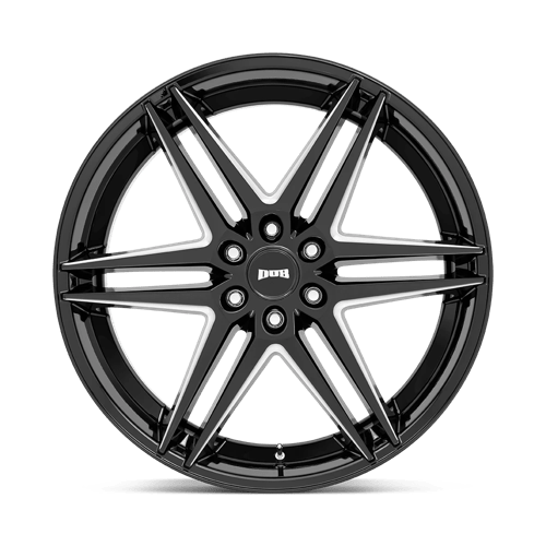 DUB 1PC S267 DIRTY DOG GLOSSY BLACK MILLED 24X10