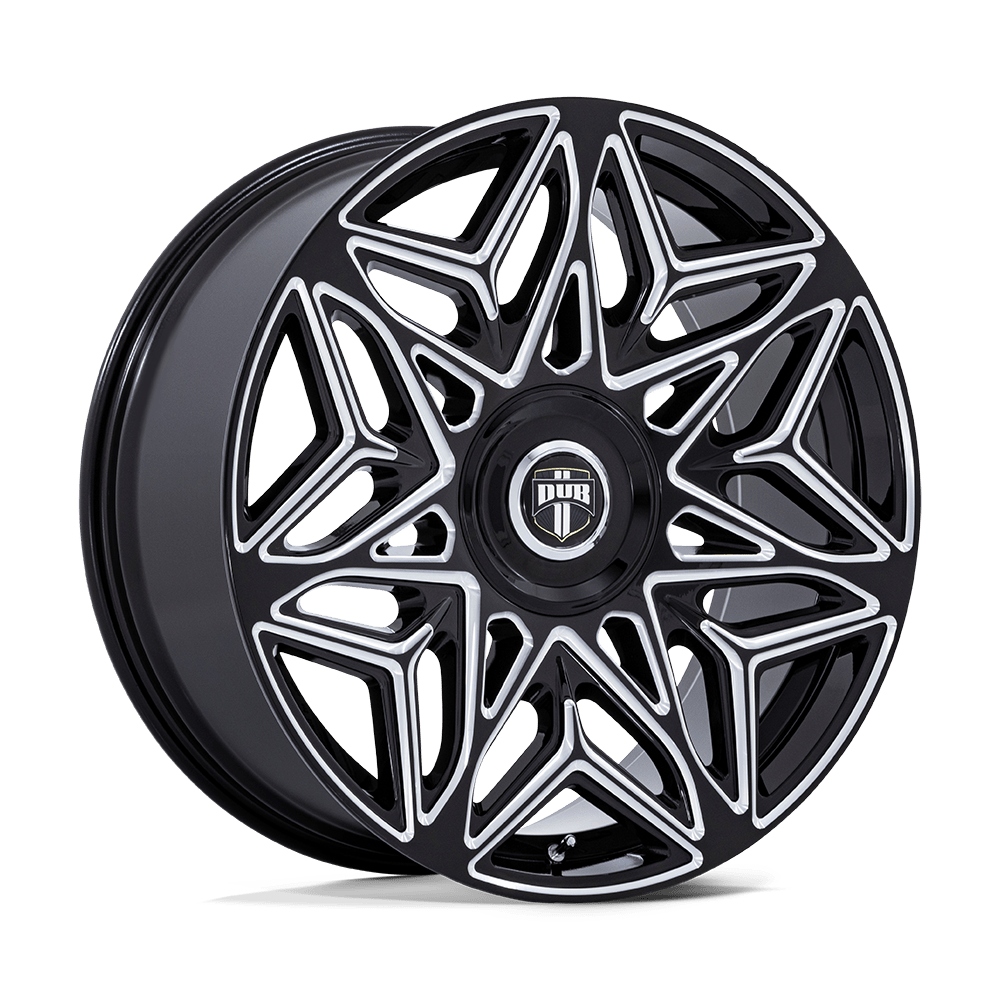 DUB 1PC DC274 ANOMALY GLOSS BLACK MILLED 22X9
