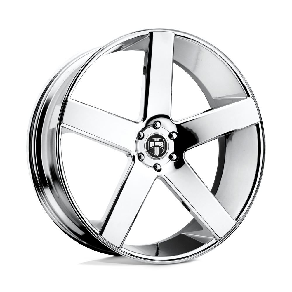DUB 1PC S115 BALLER CHROME PLATED 30X10