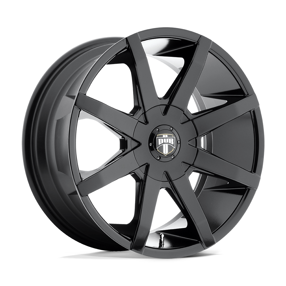 DUB 1PC S110 PUSH GLOSS BLACK 22X9.5