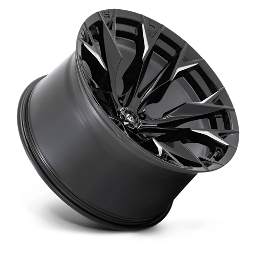 Fuel 1PC D803 FLAME GLOSS BLACK MILLED 22X12