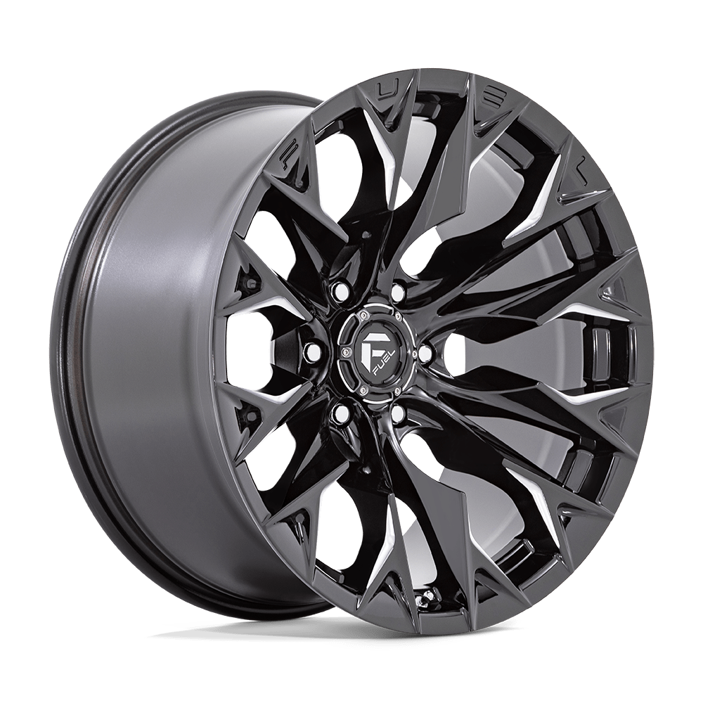 Fuel 1PC D803 FLAME GLOSS BLACK MILLED 20X10