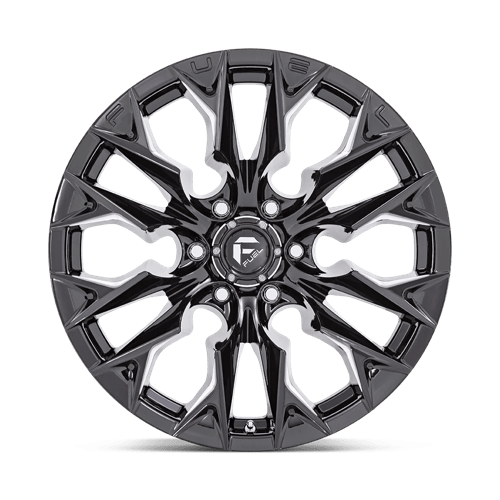 Fuel 1PC D803 FLAME GLOSS BLACK MILLED 20X10
