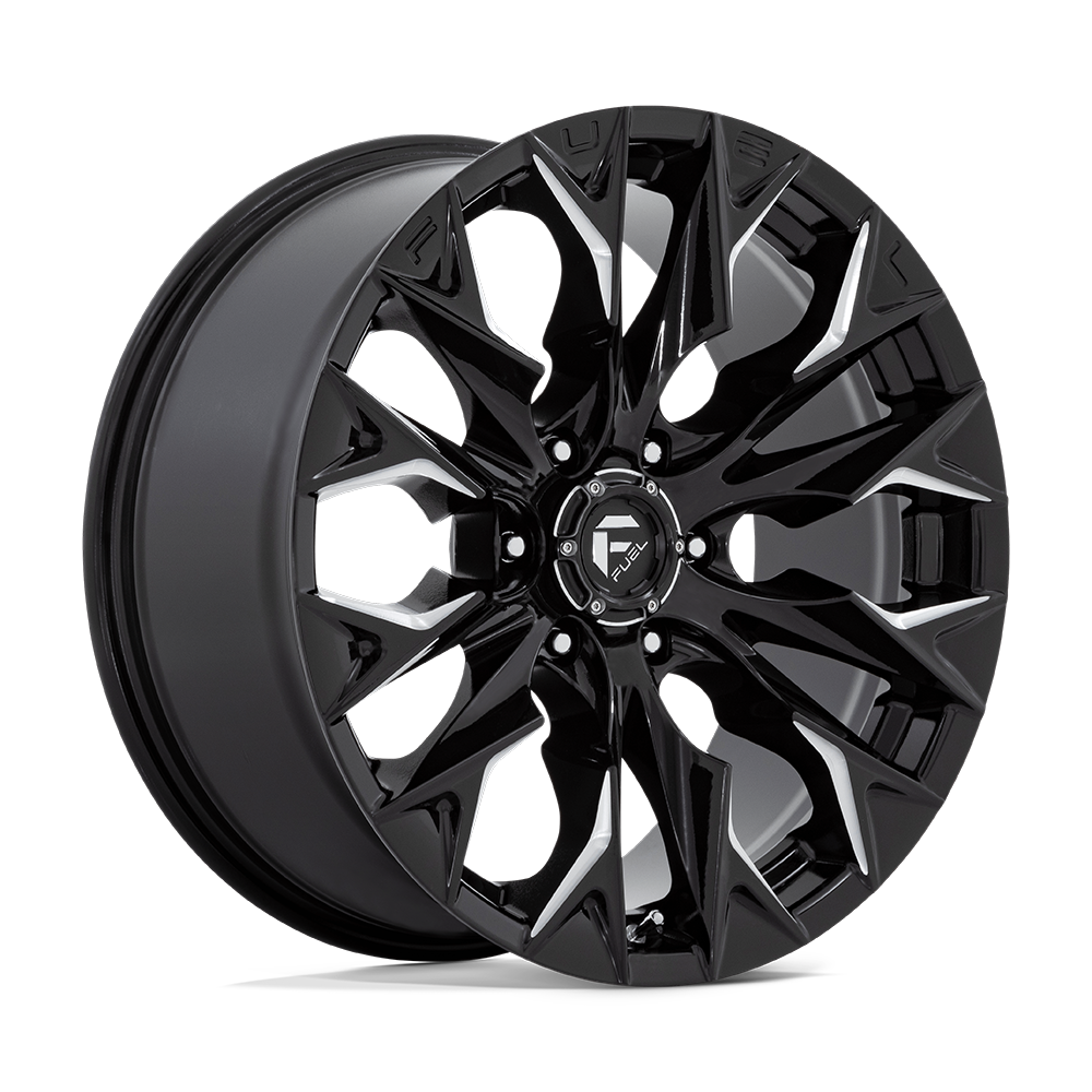 Fuel 1PC D803 FLAME GLOSS BLACK MILLED 20X9