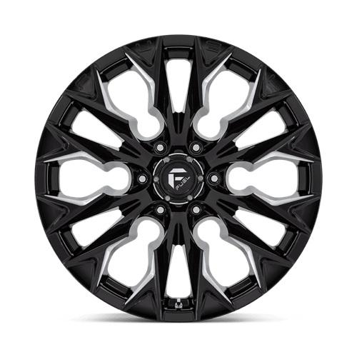 Fuel 1PC D803 FLAME GLOSS BLACK MILLED 20X9