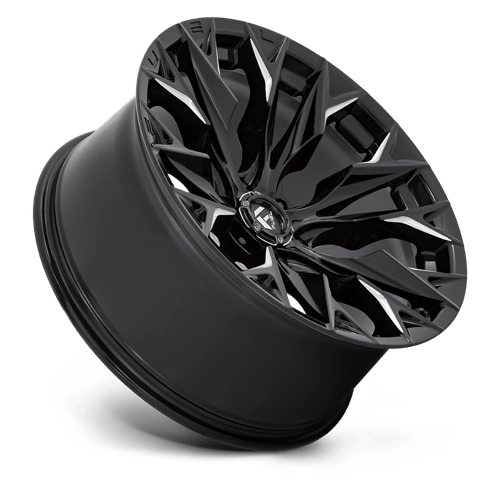 Fuel 1PC D803 FLAME GLOSS BLACK MILLED 22X10