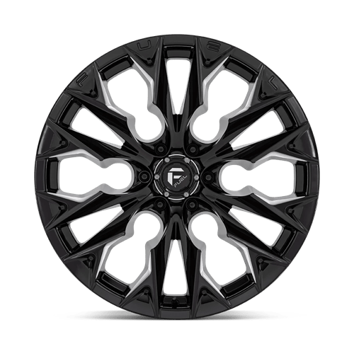 Fuel 1PC D803 FLAME GLOSS BLACK MILLED 22X10