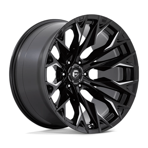 Fuel 1PC D803 FLAME GLOSS BLACK MILLED 22X12