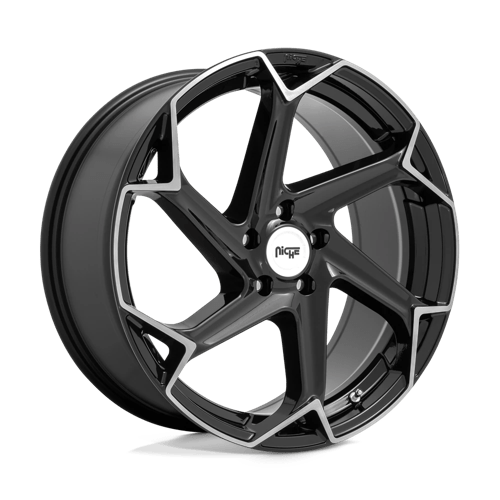Niche 1PC M255 FLASH GLOSS BLACK BRUSHED 20X10.5