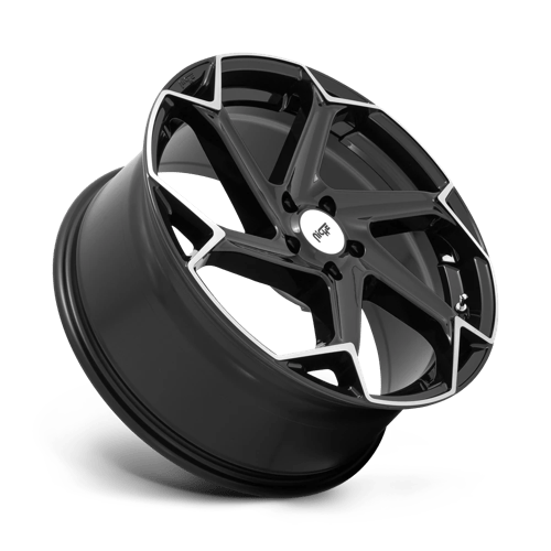 Niche 1PC M255 FLASH GLOSS BLACK BRUSHED 20X10.5