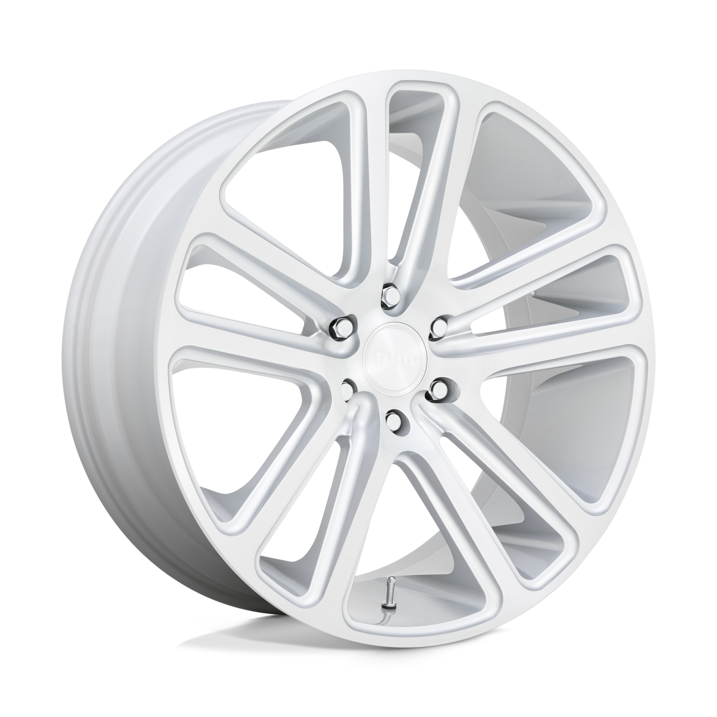 DUB 1PC S257 FLEX GLOSS SILVER BRUSHED FACE 26X10