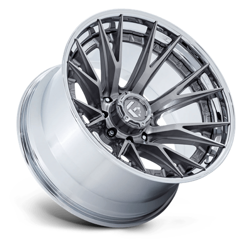 Fuel 1PC FC402 CATALYST PLATINUM WITH CHROME LIP 24X12